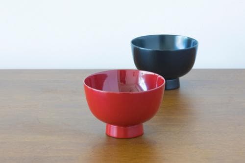 東福寺椀　朱と黒（IBURIWANKO）