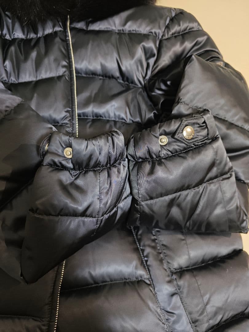 PRADA プラダ ファー ダウン 三角プレート 44