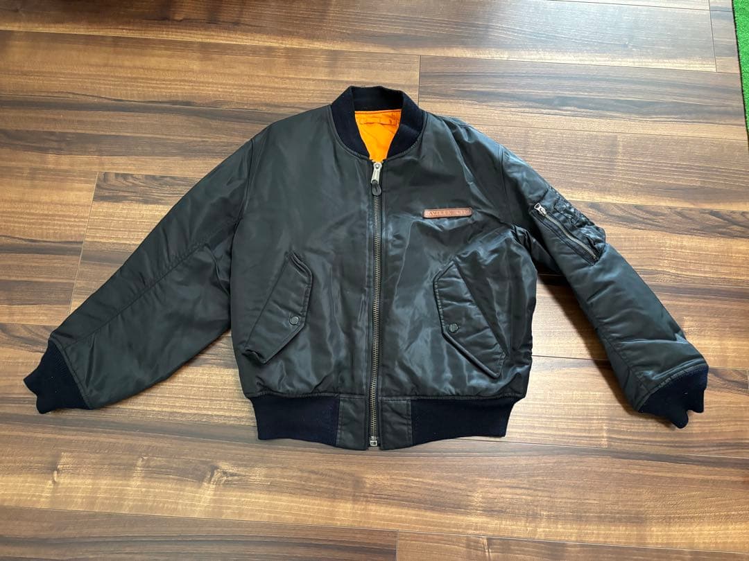 【非売品・希少】AVIREX MA-1 セブンスター 限定モデル ブラック M