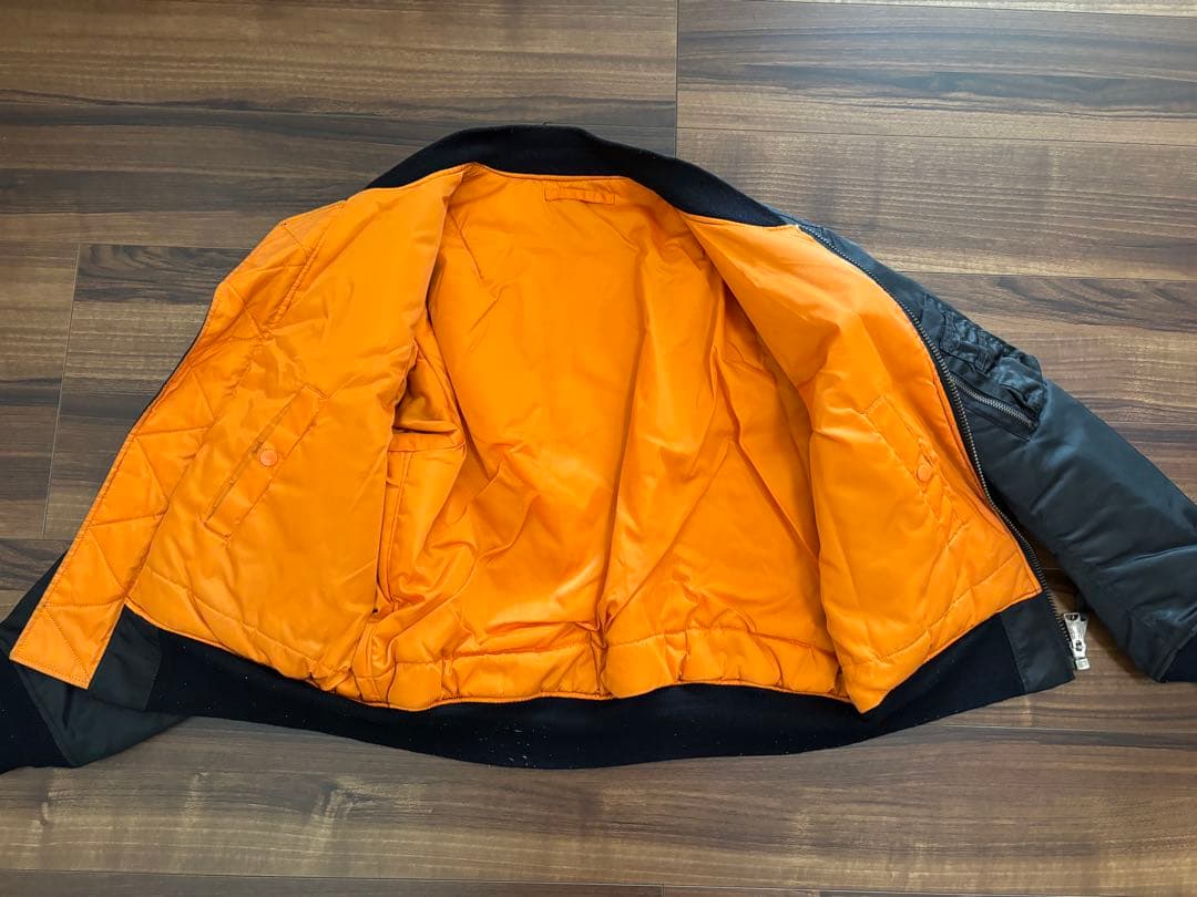 【非売品・希少】AVIREX MA-1 セブンスター 限定モデル ブラック M