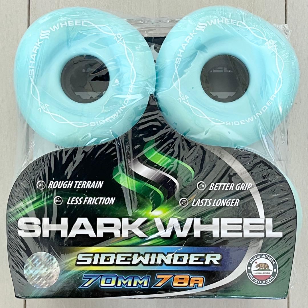 06☆新品 未開封☆ シャークウィール 70mm 78a アイスブルー