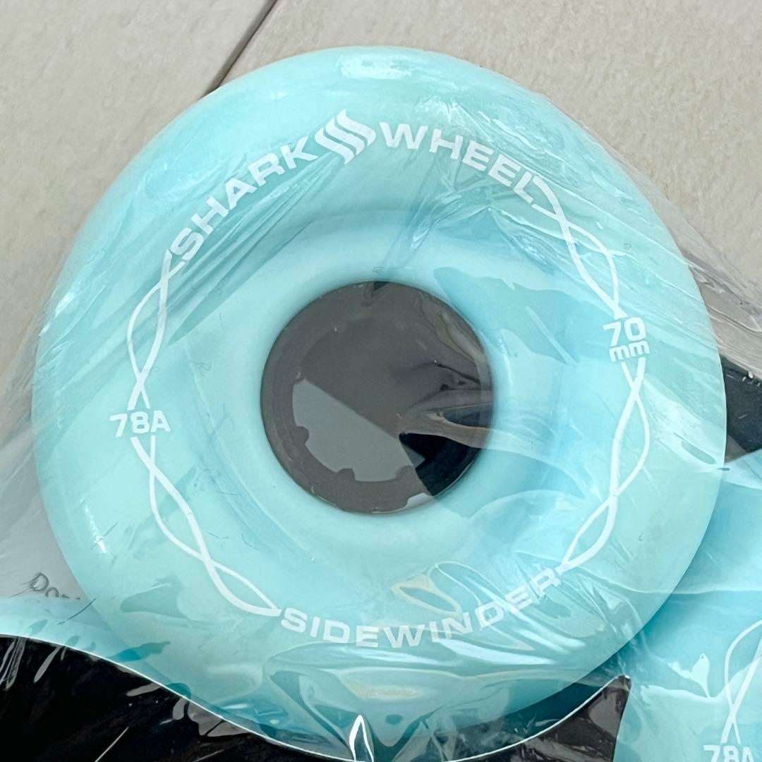 06☆新品 未開封☆ シャークウィール 70mm 78a アイスブルー