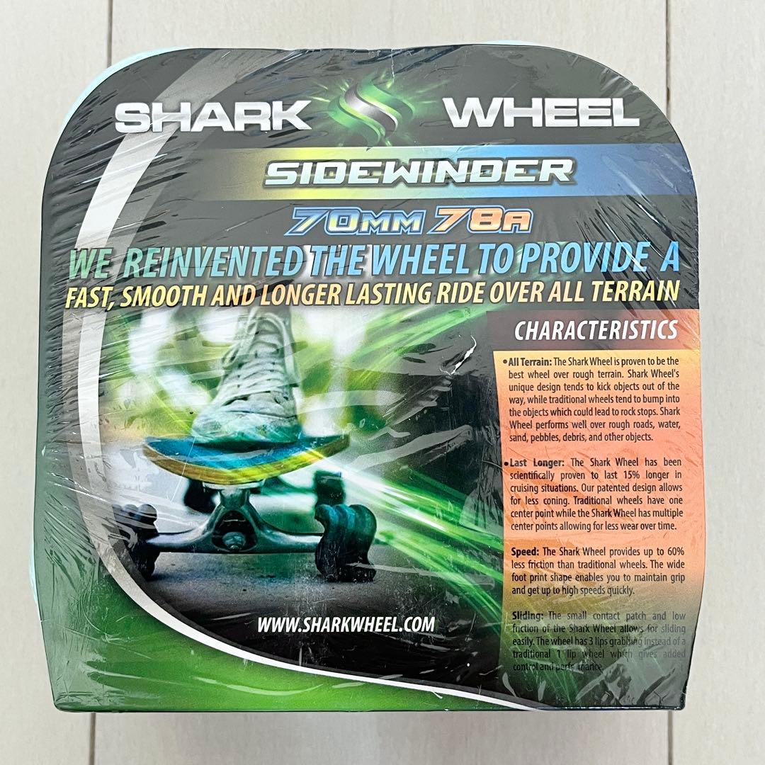 06☆新品 未開封☆ シャークウィール 70mm 78a アイスブルー