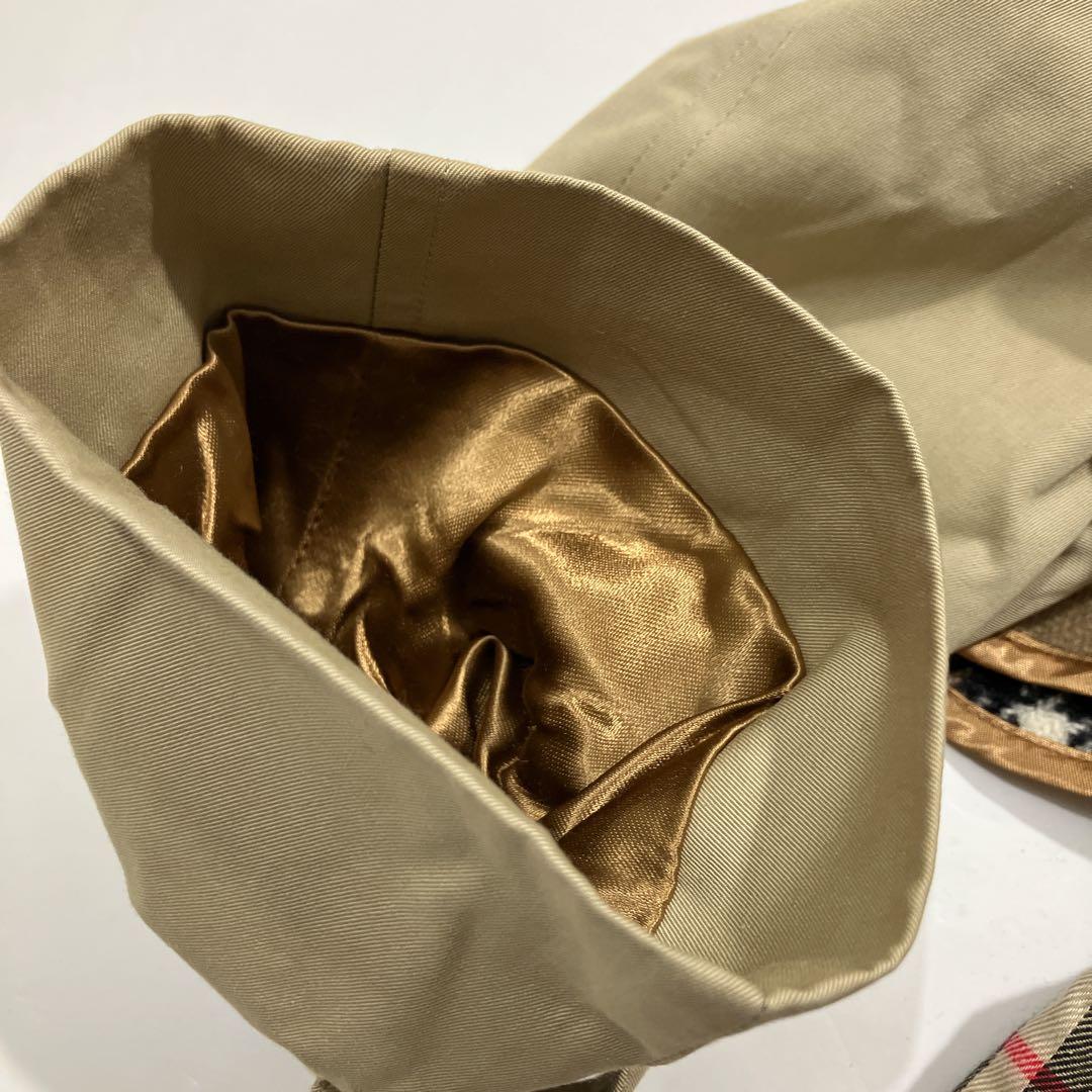 【逸品】バーバリーズ　ダブル　ロングトレンチコート　ハニーベージュ　ライナー付