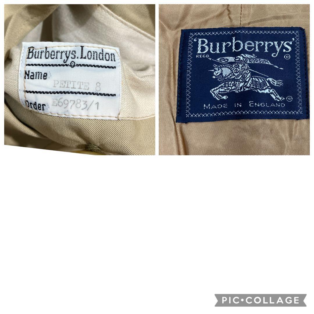 【逸品】バーバリーズ　ダブル　ロングトレンチコート　ハニーベージュ　ライナー付