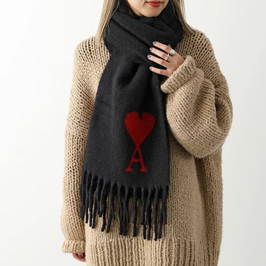 Ami Paris ロゴマフラー