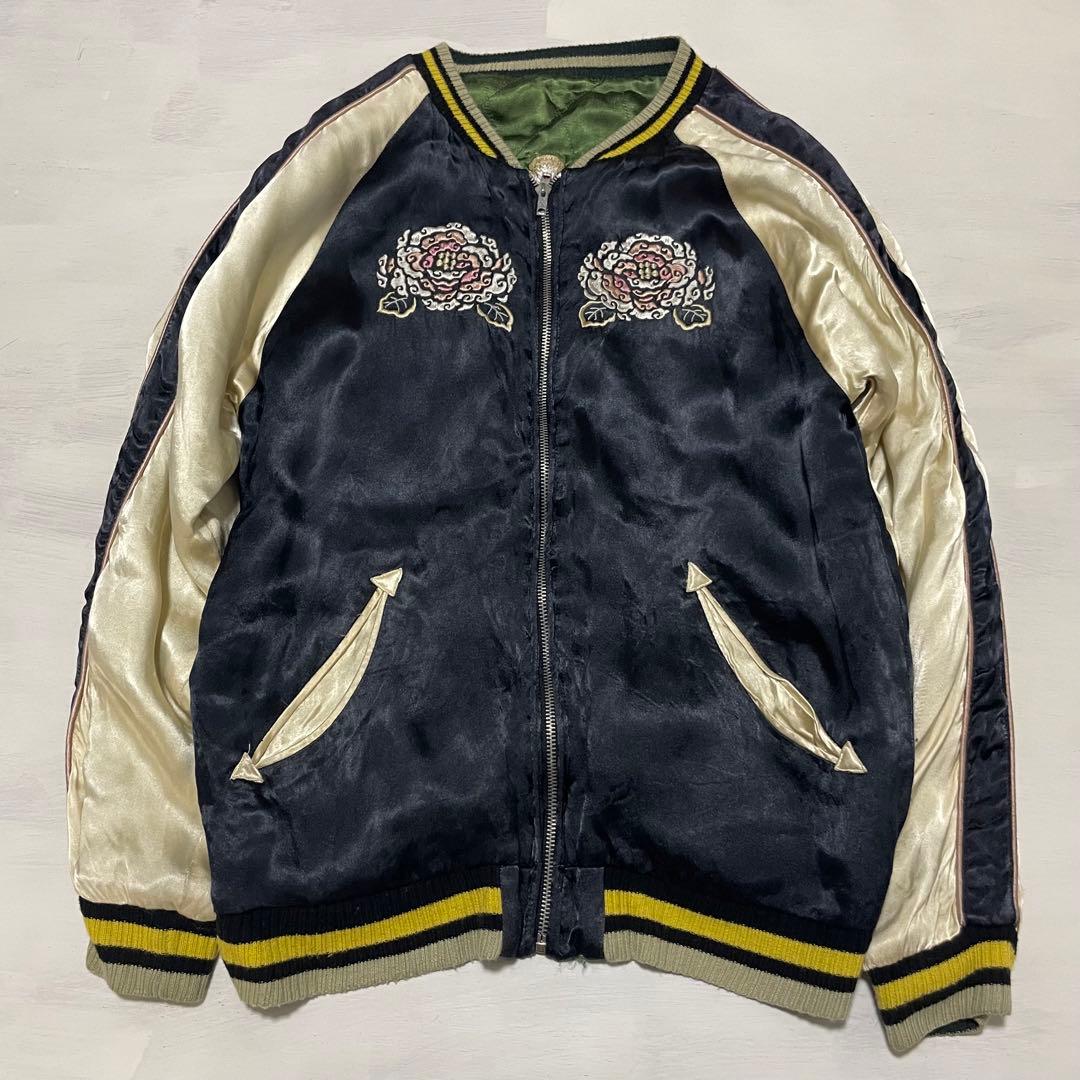 レア CHIKIRIYA スカジャン 牡丹兎と蝶尾金魚