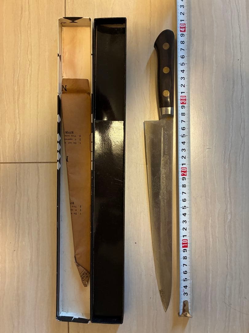 misono ミソノ　筋引　包丁　27cm 龍彫刻