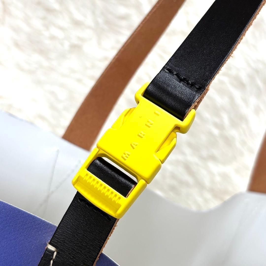 【新品未使用品】マルニ トートバッグ ロゴ Tribeca ショッピングバッグ