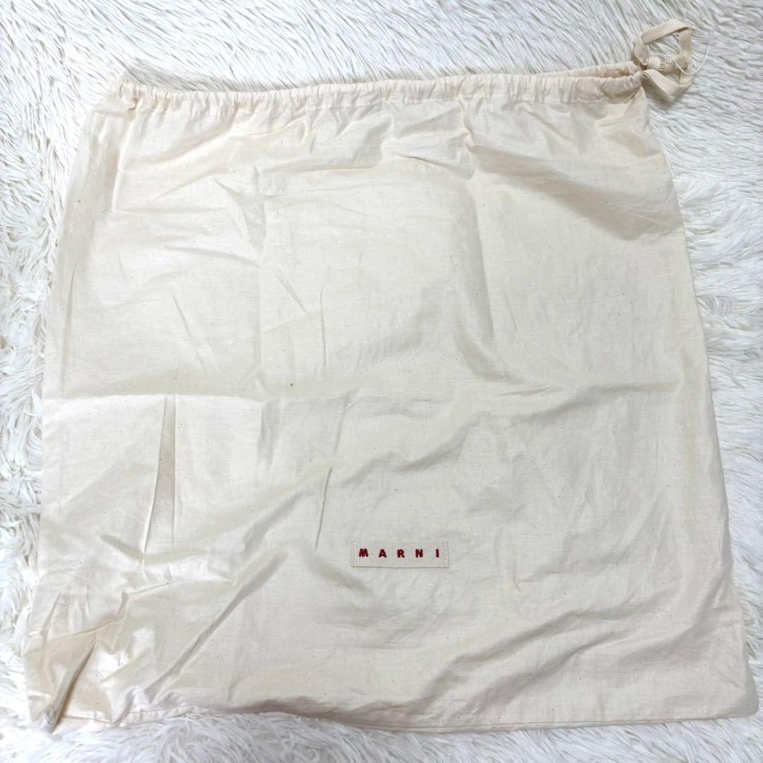 【新品未使用品】マルニ トートバッグ ロゴ Tribeca ショッピングバッグ