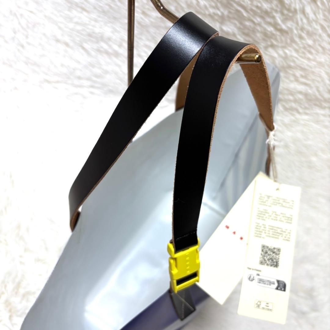 【新品未使用品】マルニ トートバッグ ロゴ Tribeca ショッピングバッグ