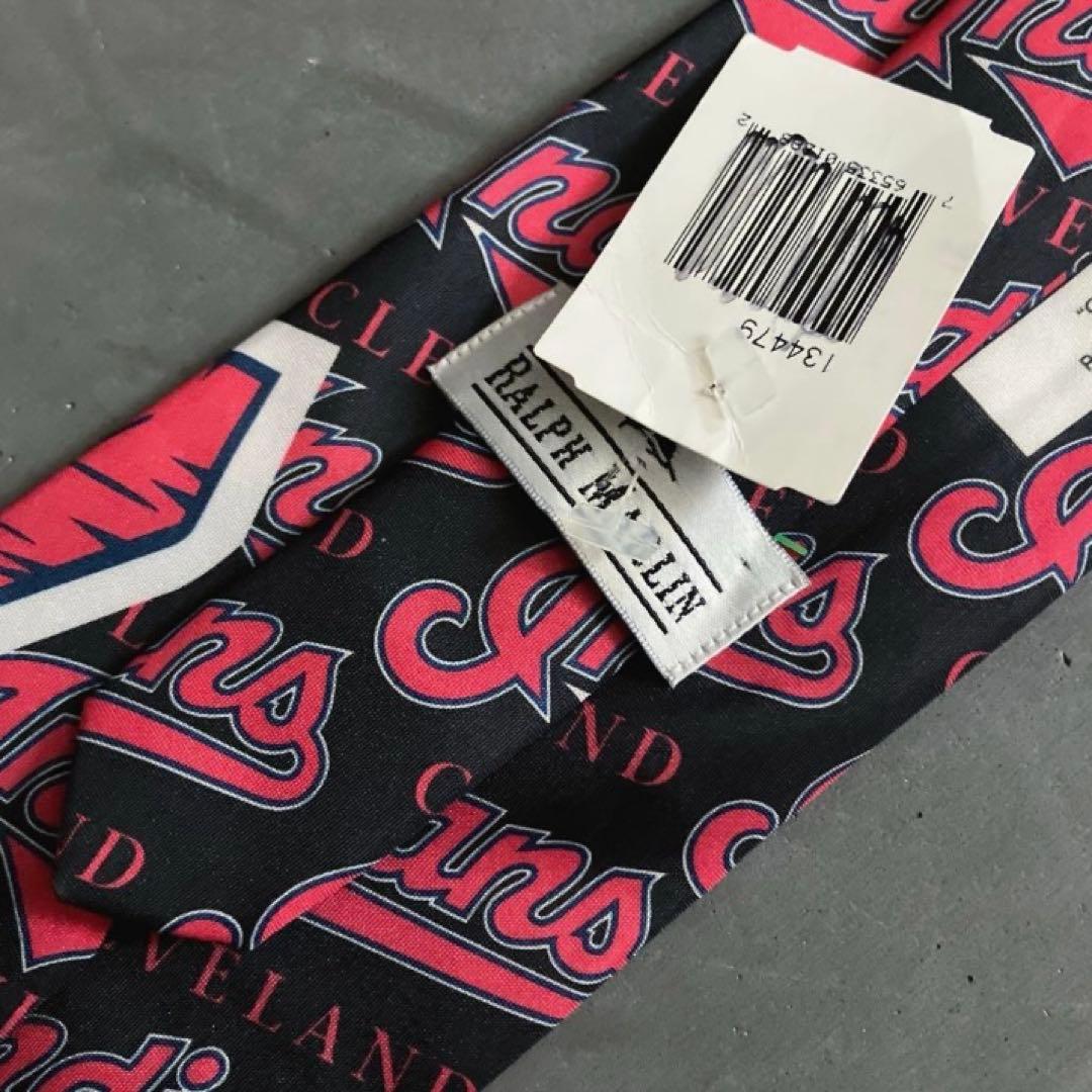 希少未使用◎90s【USA製】インディアンス　ネクタイ　vintage
