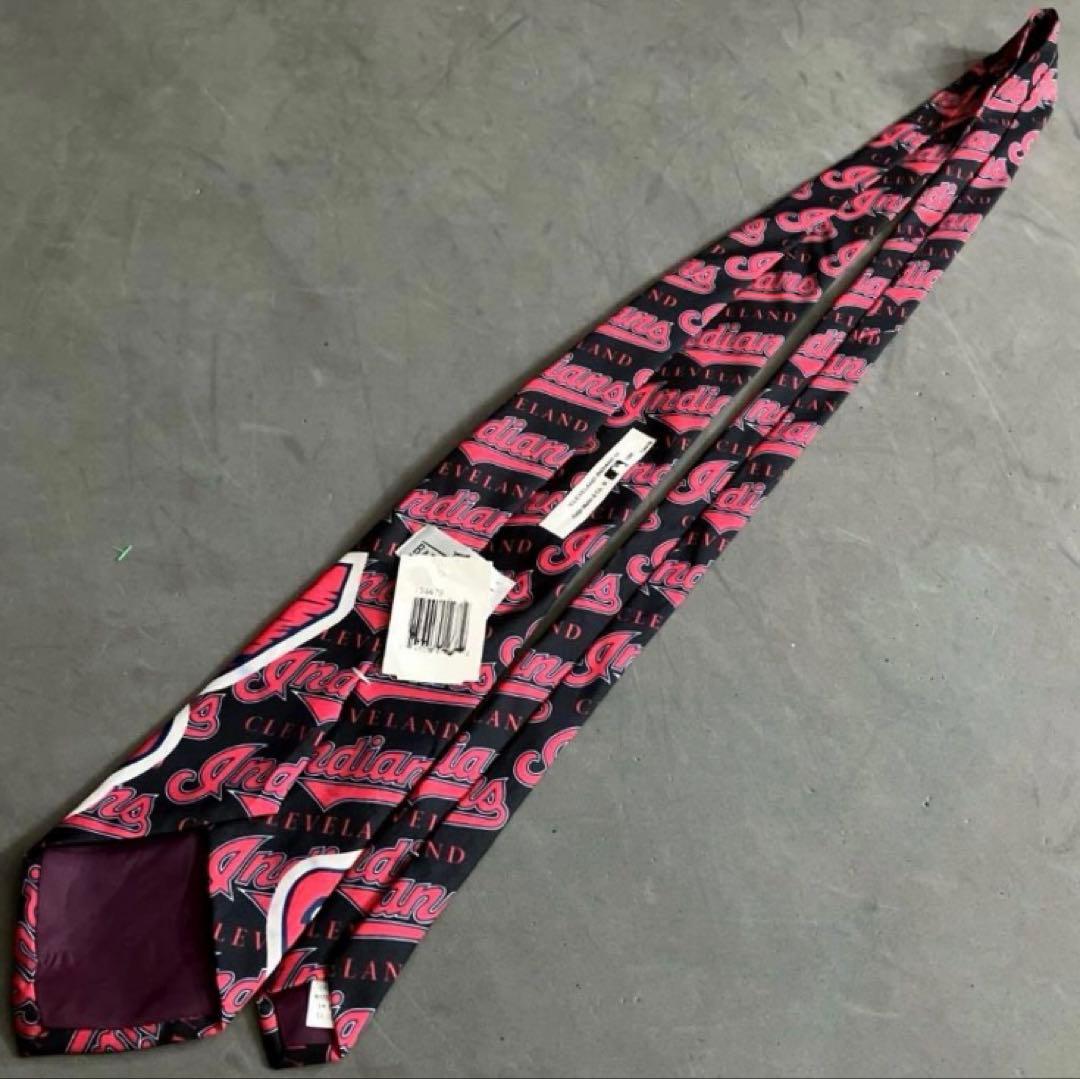 希少未使用◎90s【USA製】インディアンス　ネクタイ　vintage