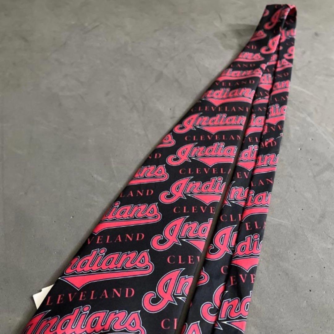 希少未使用◎90s【USA製】インディアンス　ネクタイ　vintage