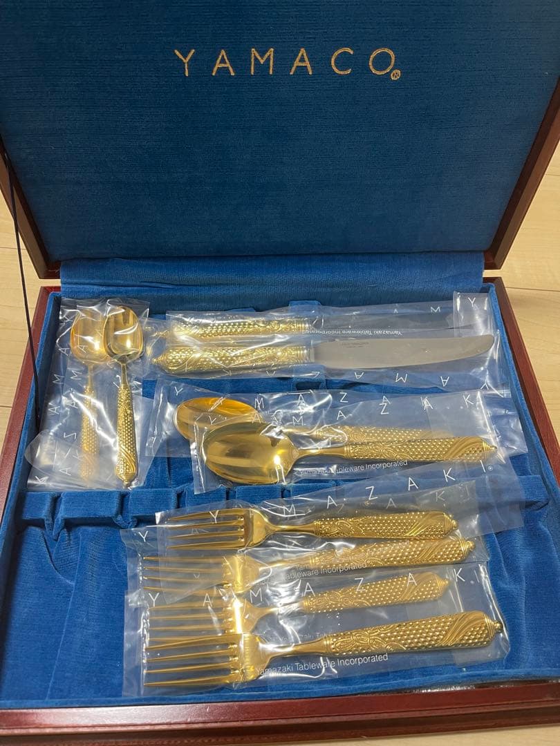 YAMACO ゴールドカトラリーセット