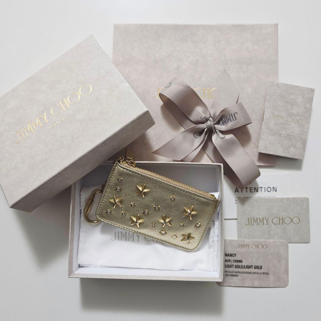 JIMMY CHOO NANCY ライトゴールド