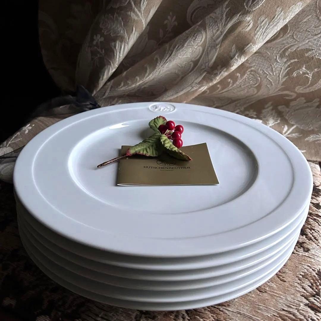 新品 ドイツ製 HUTSCHENREUTHER【D'Oro Lion】大皿6枚