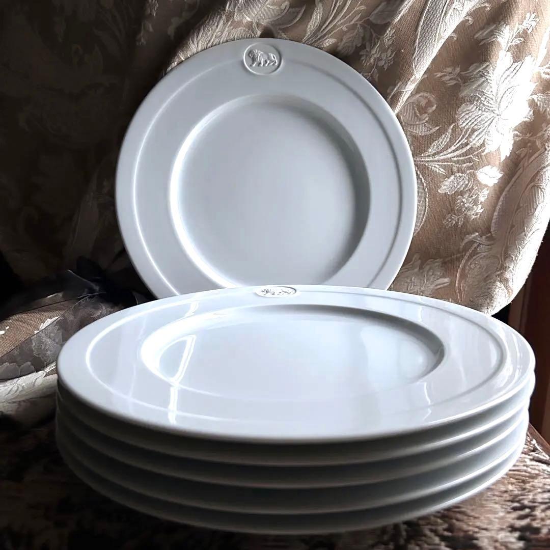 新品 ドイツ製 HUTSCHENREUTHER【D'Oro Lion】大皿6枚