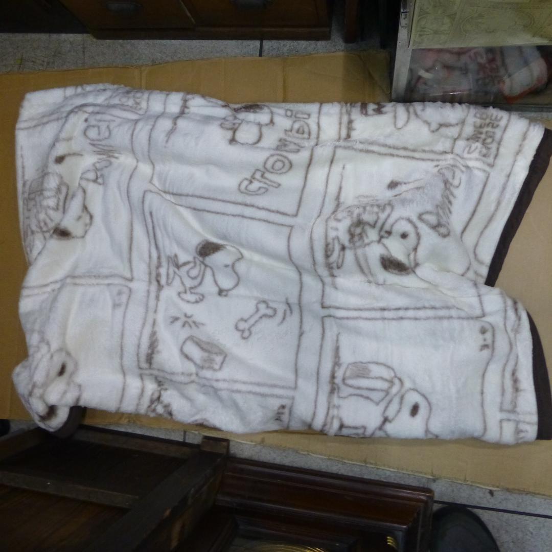 ヒートテック毛布　スヌーピー　140×190cm