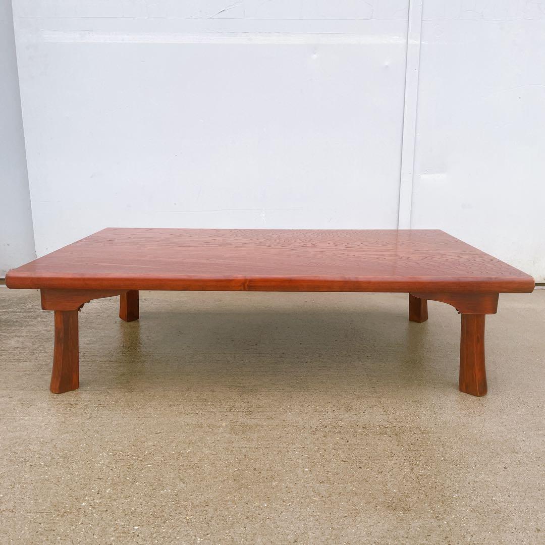 【美品①】高級 折り畳み座卓 昭和レトロ アンティーク 職人手作り ちゃぶ台