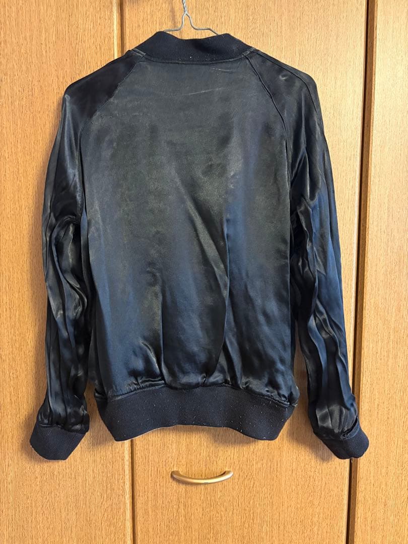 わ*お様 y2k RUDE GALLERYマリア刺繍リバーシブルスカジャン　チバ