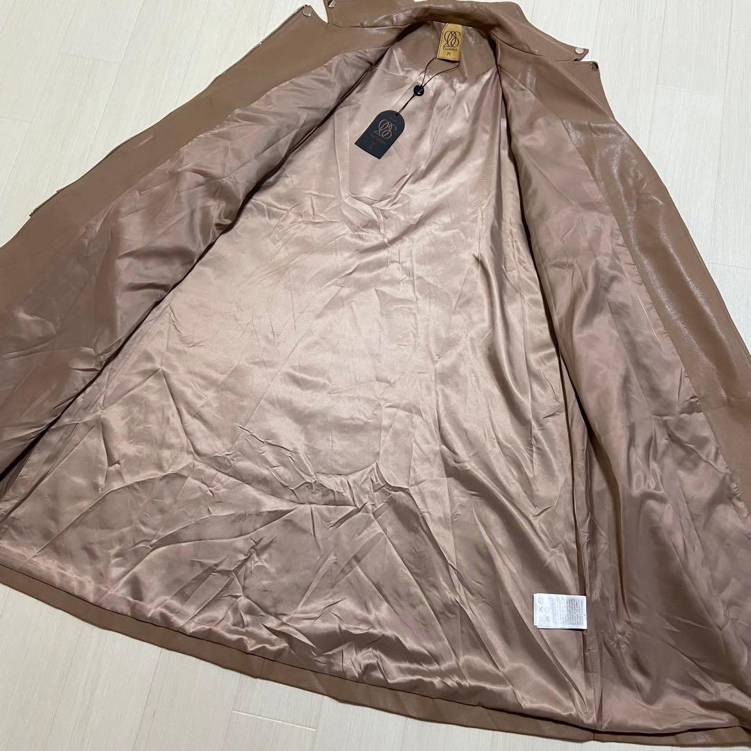 ꧁ 新品 Tnewties アニーのボディーガード フェイクレザートレンチコート