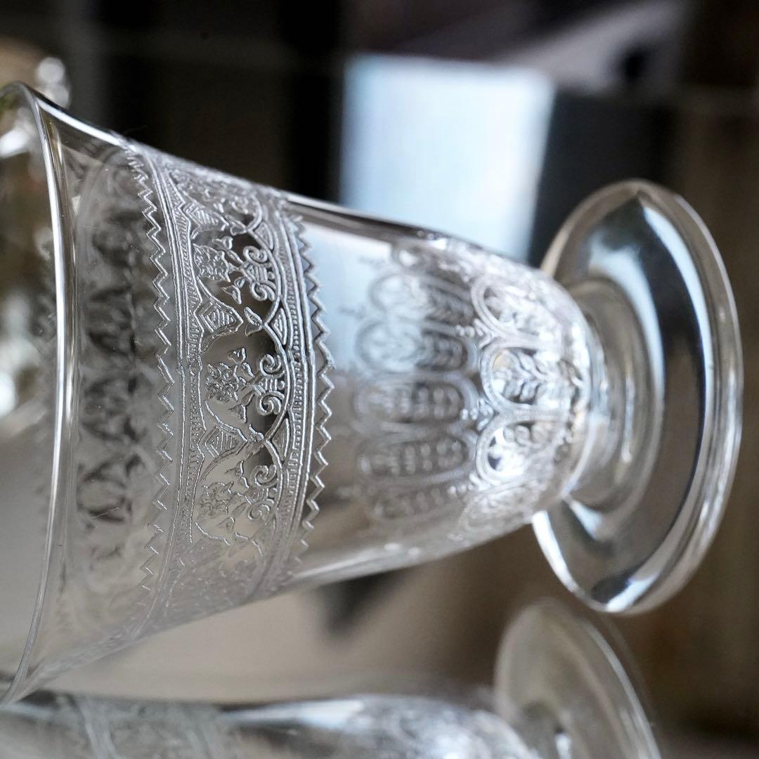 可憐な オールド バカラBACCARATセギュール ポートワイングラス 美品レア