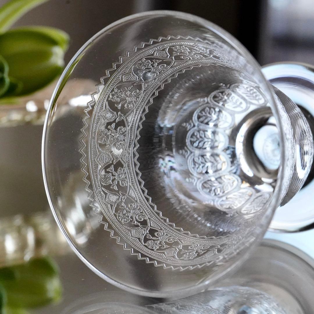 可憐な オールド バカラBACCARATセギュール ポートワイングラス 美品レア