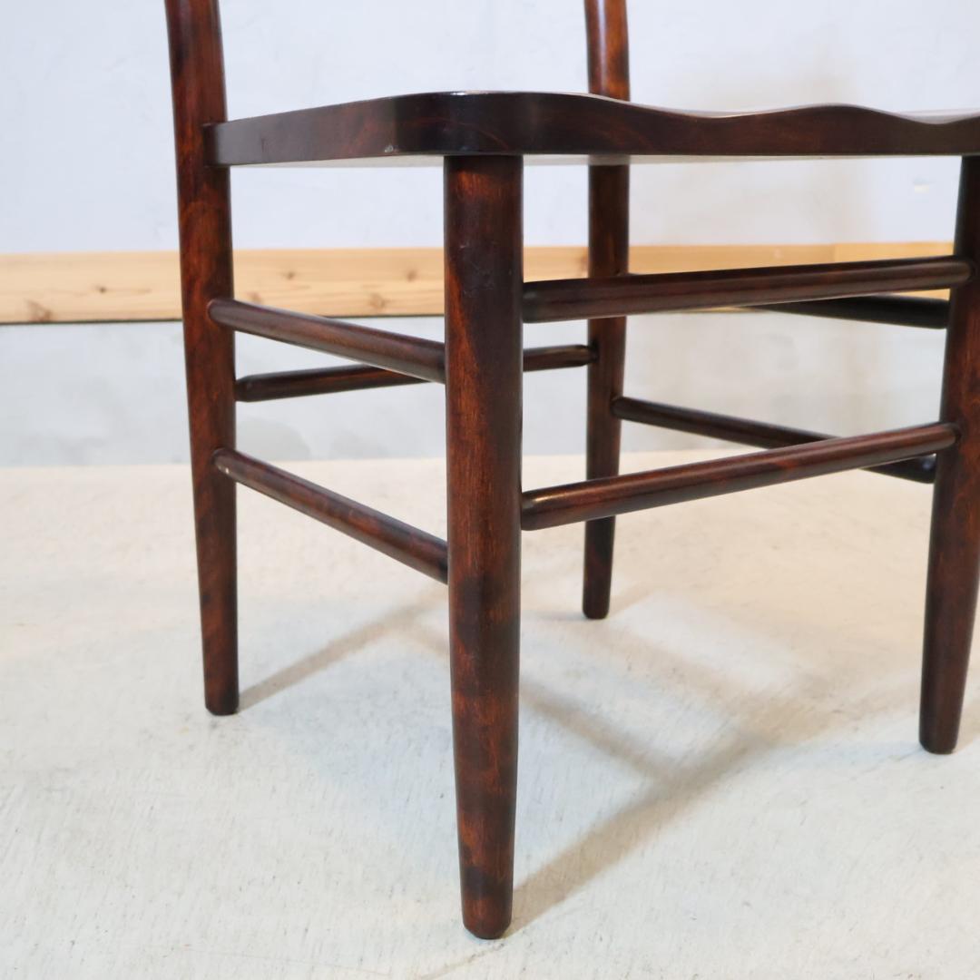 九州民芸家具 つくし工芸 ダイニングチェア ミズメザクラ無垢材 椅子 和家具