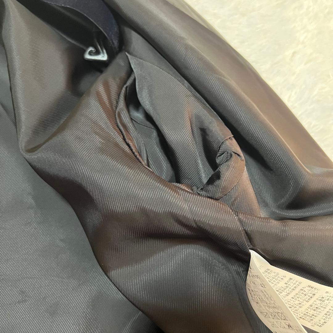 雑誌掲載✨ 自由区　ラムレザー ジャケット　ノーカラー