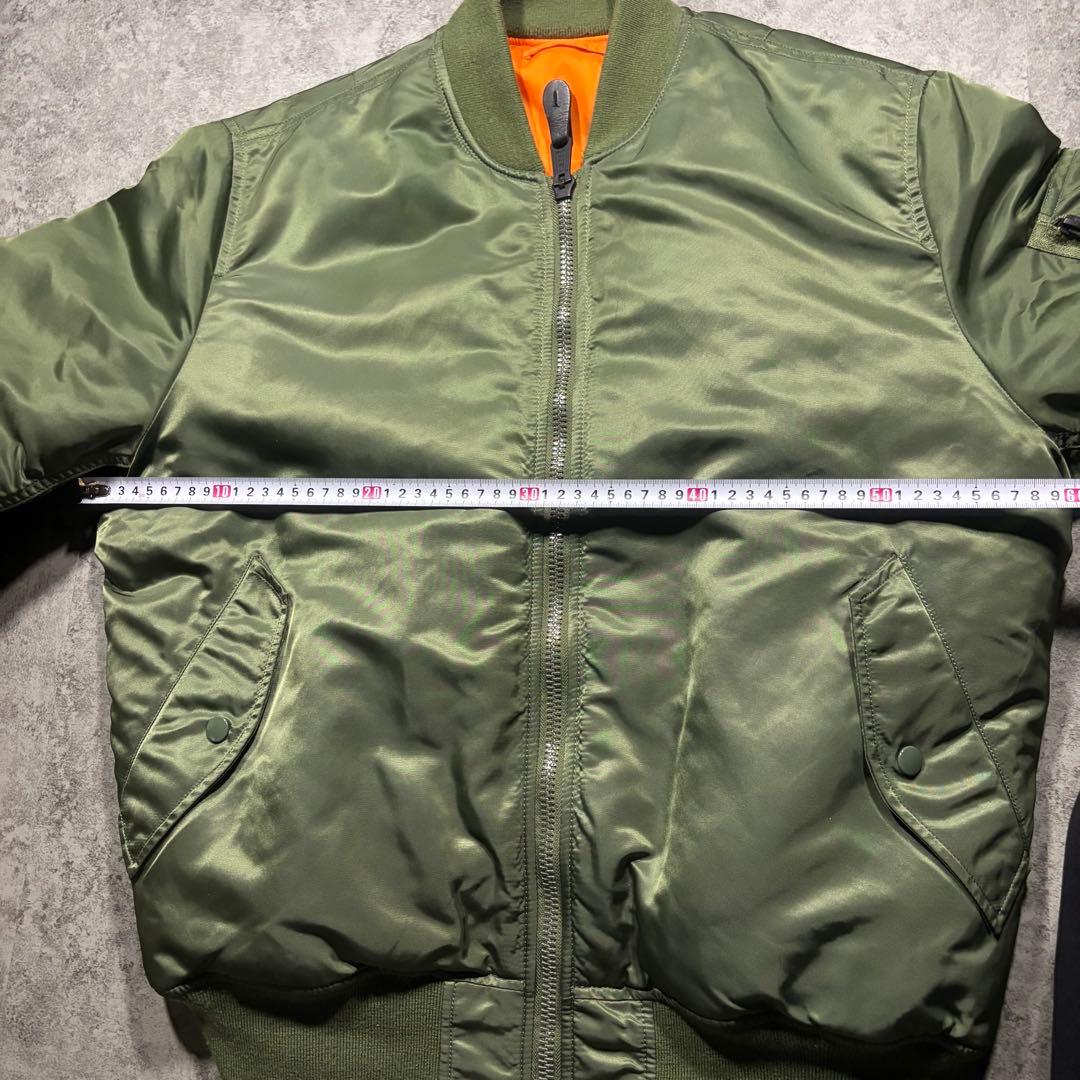 希少【 XL 】アルファインダストリーズ MA1 y2k 短丈 00s 平成