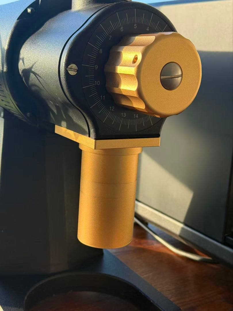 Mahlkonig EK43/43S 粉受けカップ ＋ノブ (ゴールド)