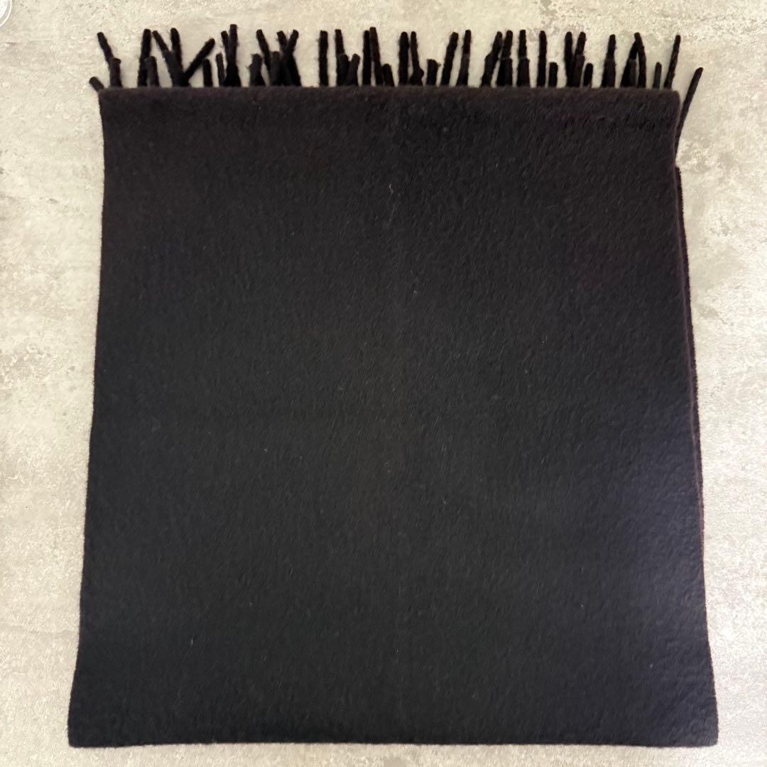 LOUIS VUITTON ブラック カシミヤ マフラー