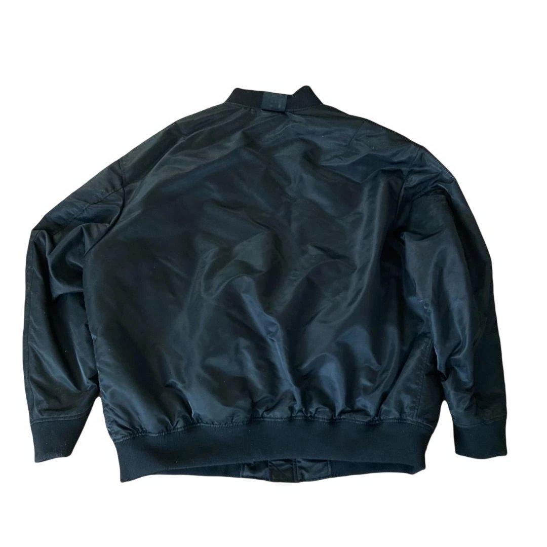 4XL　黒　+J ハイブリッドダウンオーバーサイズMA-1 UNIQLO