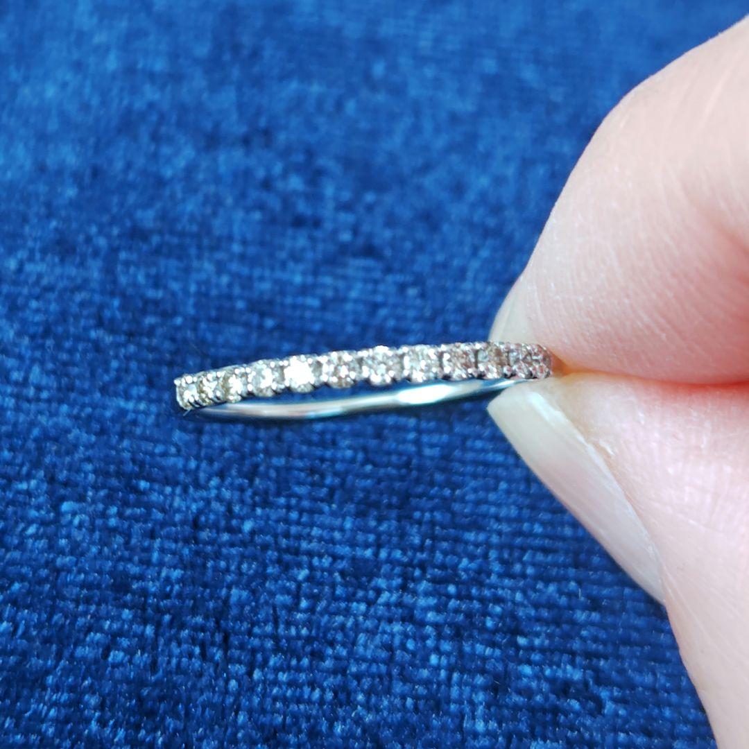 Classic CHESS　K18WG ダイヤモンド エタニティリング0.2ct