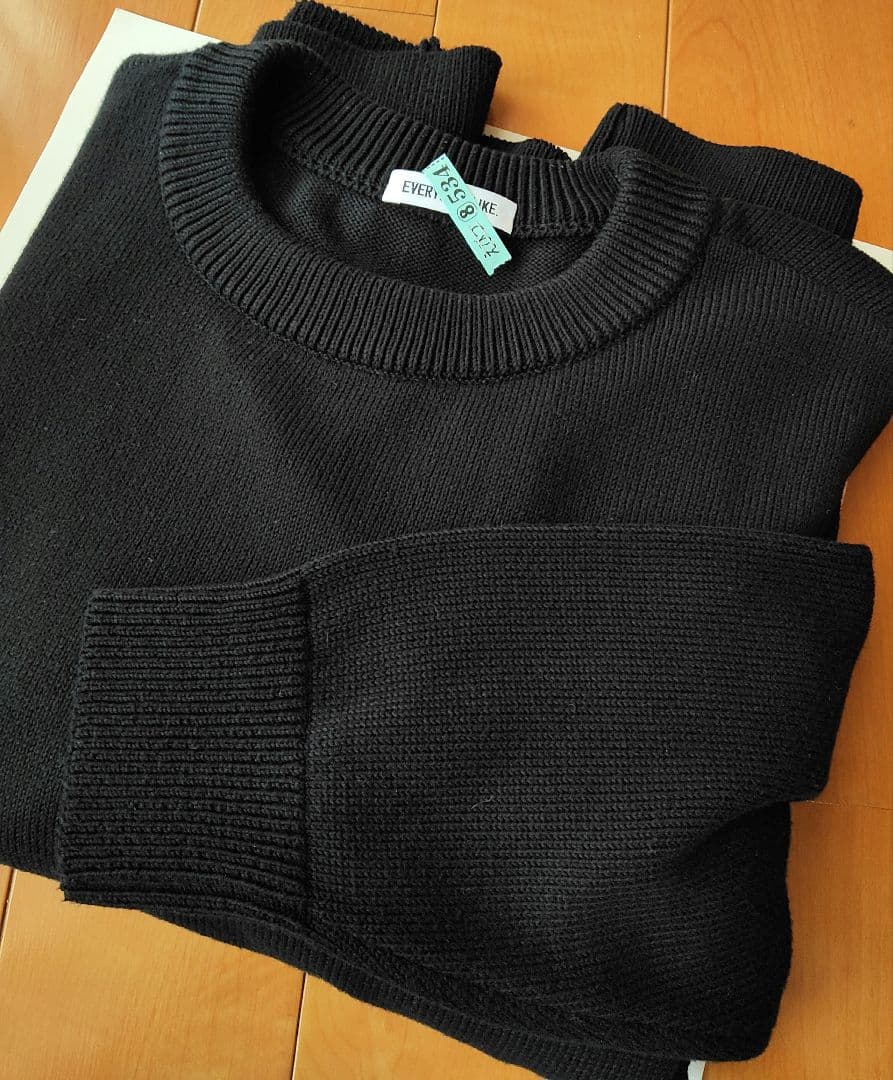 ベーシックニット★ブラック