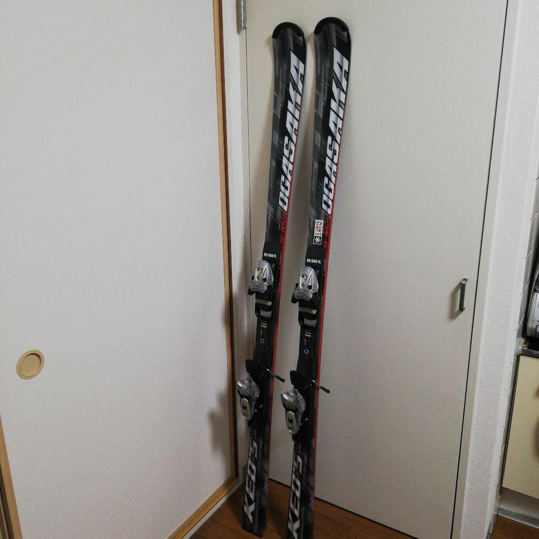 オガサカ スキー板／プレート／ビンディングのセット