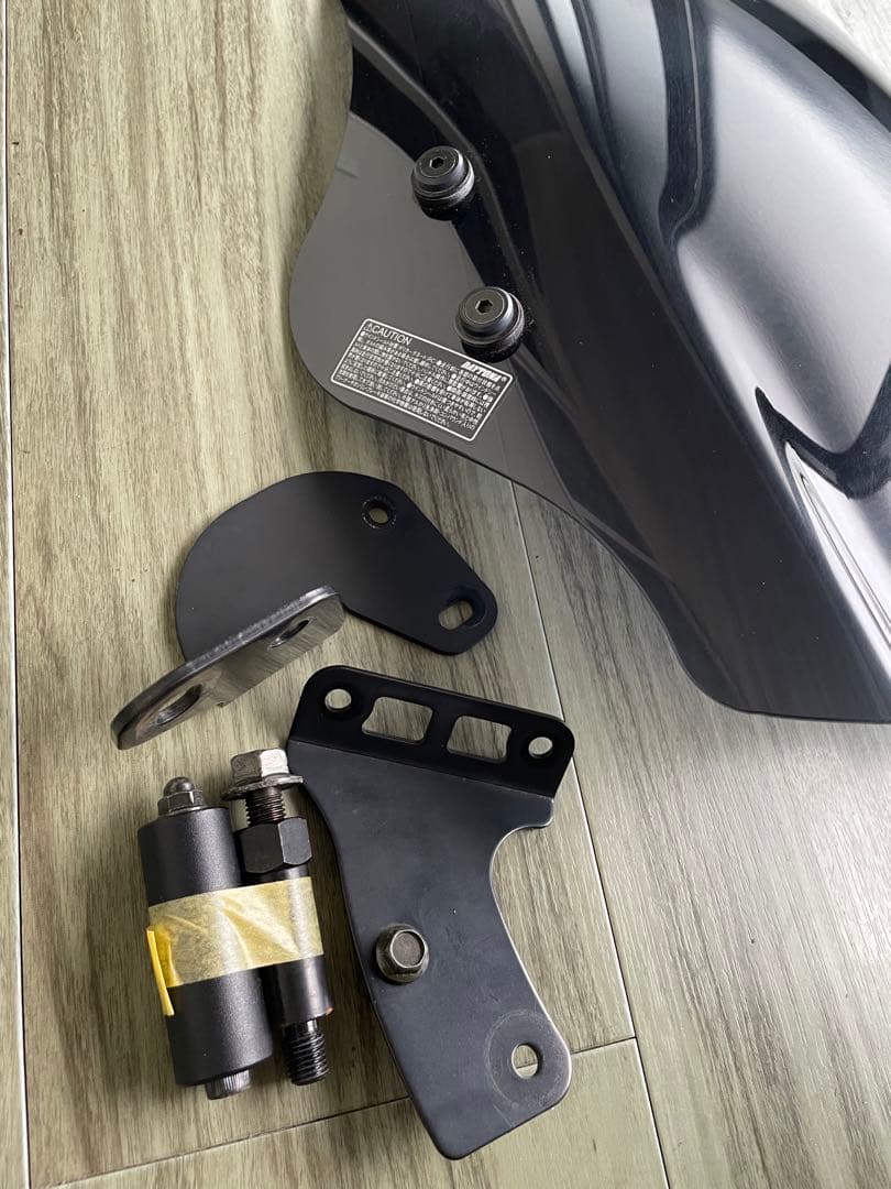 ハンターカブ デイトナスモークフロントウィンドシールド 取り付け金具付き