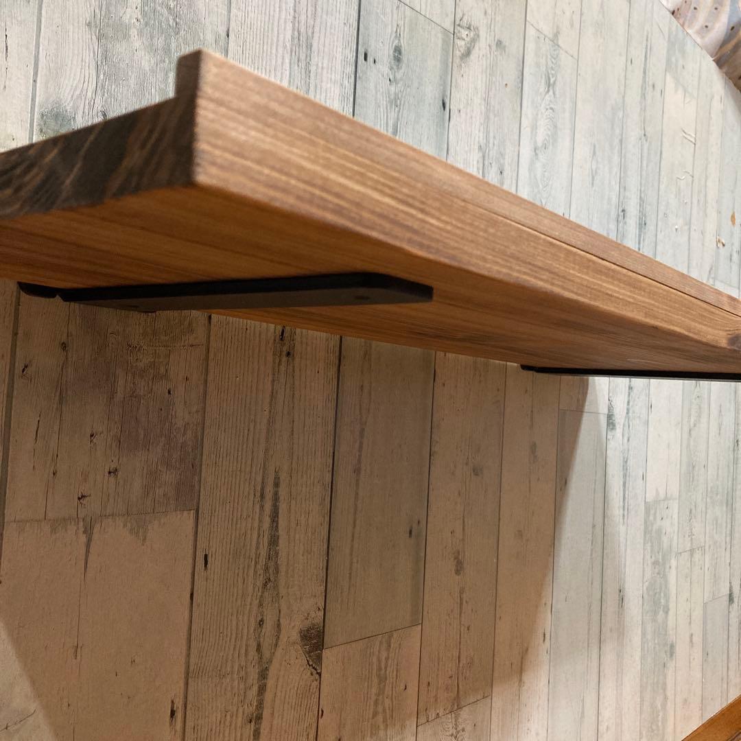 ✡️ ウォールシェルフ 棚 幅120cm 杉板