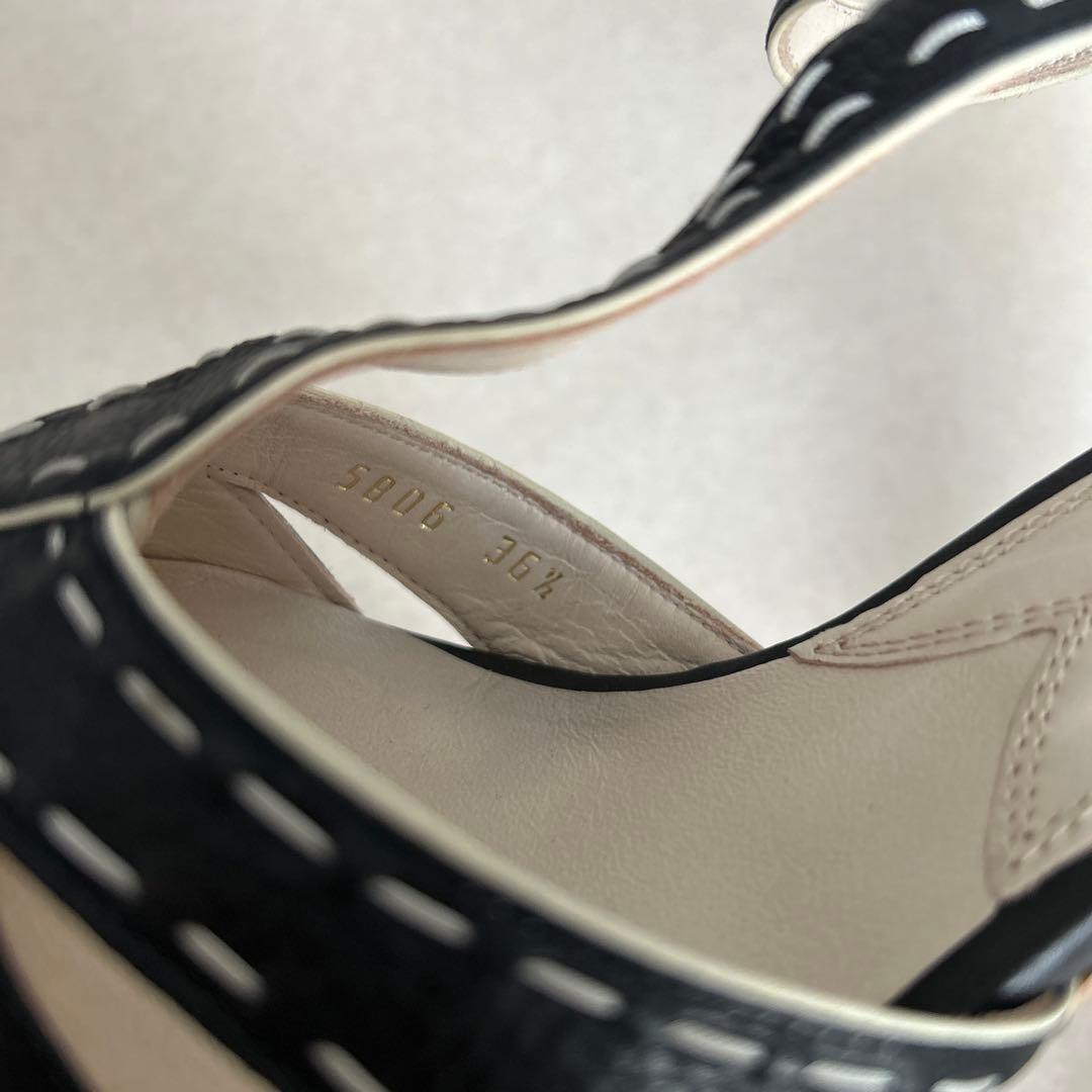 ✨美品✨ヴィヴィアンウエストウッド パンプス ステッチ リボン 23.5 希少