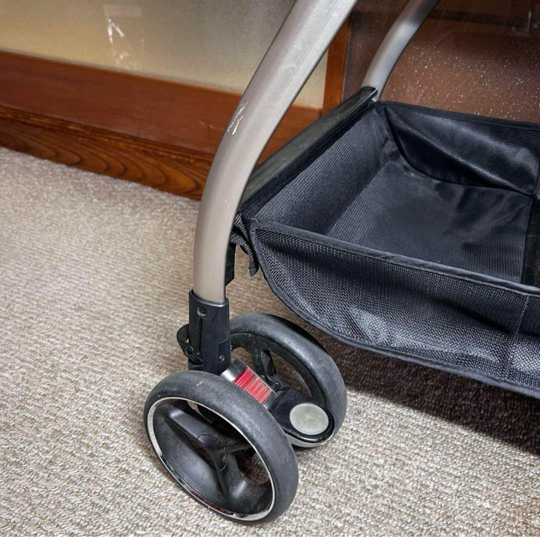 【美品】Aprica アップリカ オプティア ジェットブラック　ベビーカー