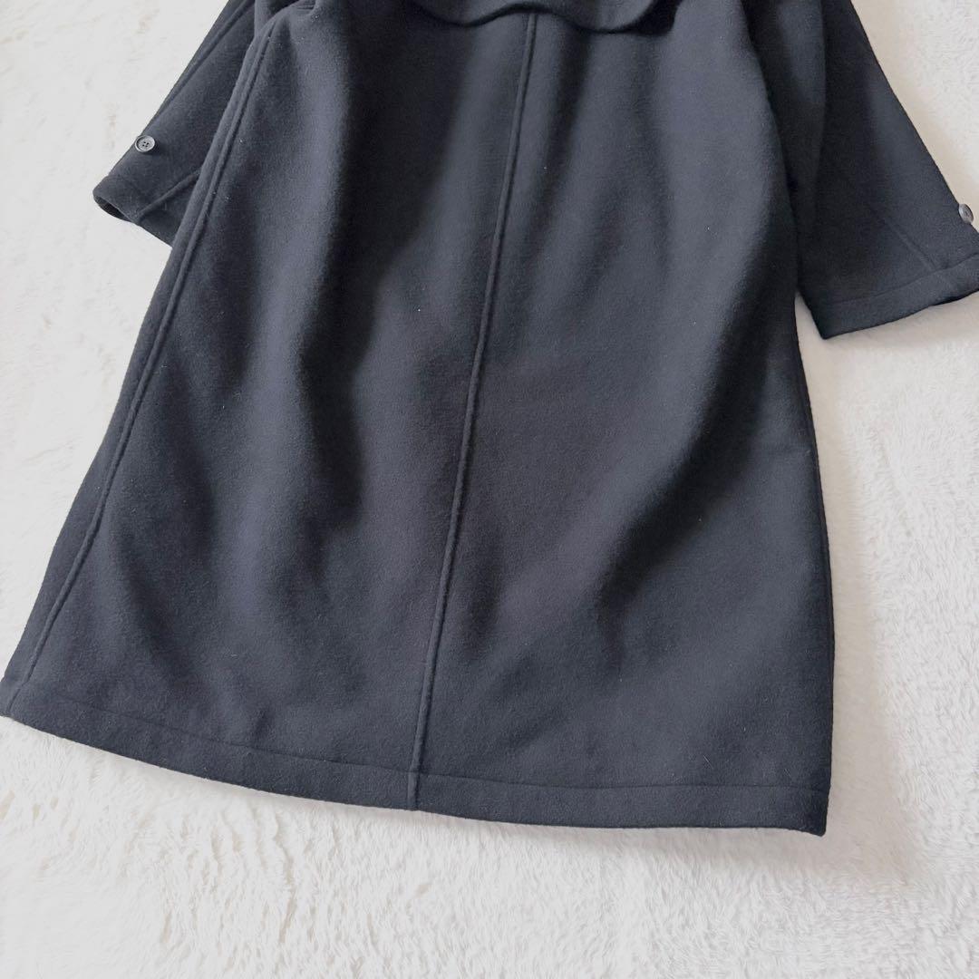 6164 【美品】 メゾンスペシャル メルトンプライムオーバーステンカラーコート