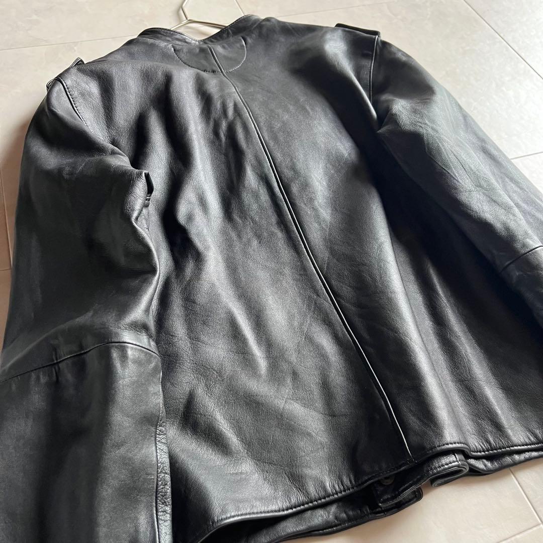 美品✨nitca ニトカ ラムレザーダブルライダースジャケット 黒 サイズ2