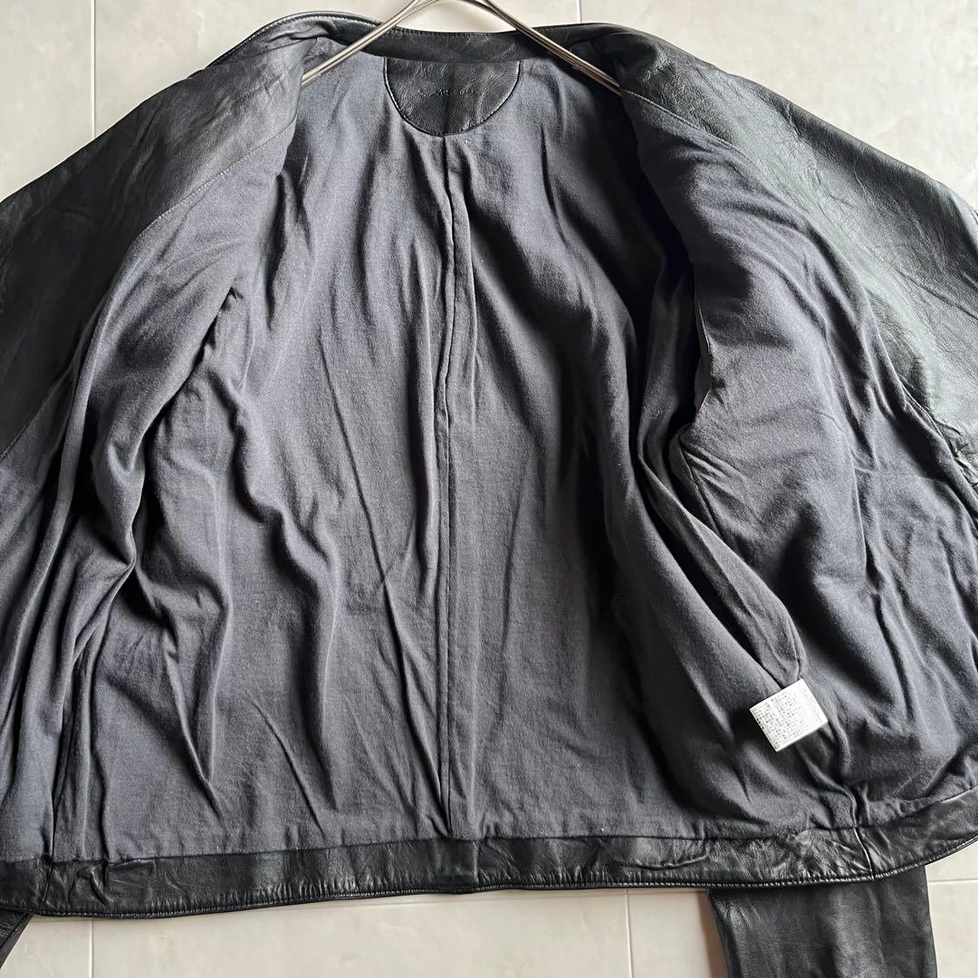 美品✨nitca ニトカ ラムレザーダブルライダースジャケット 黒 サイズ2