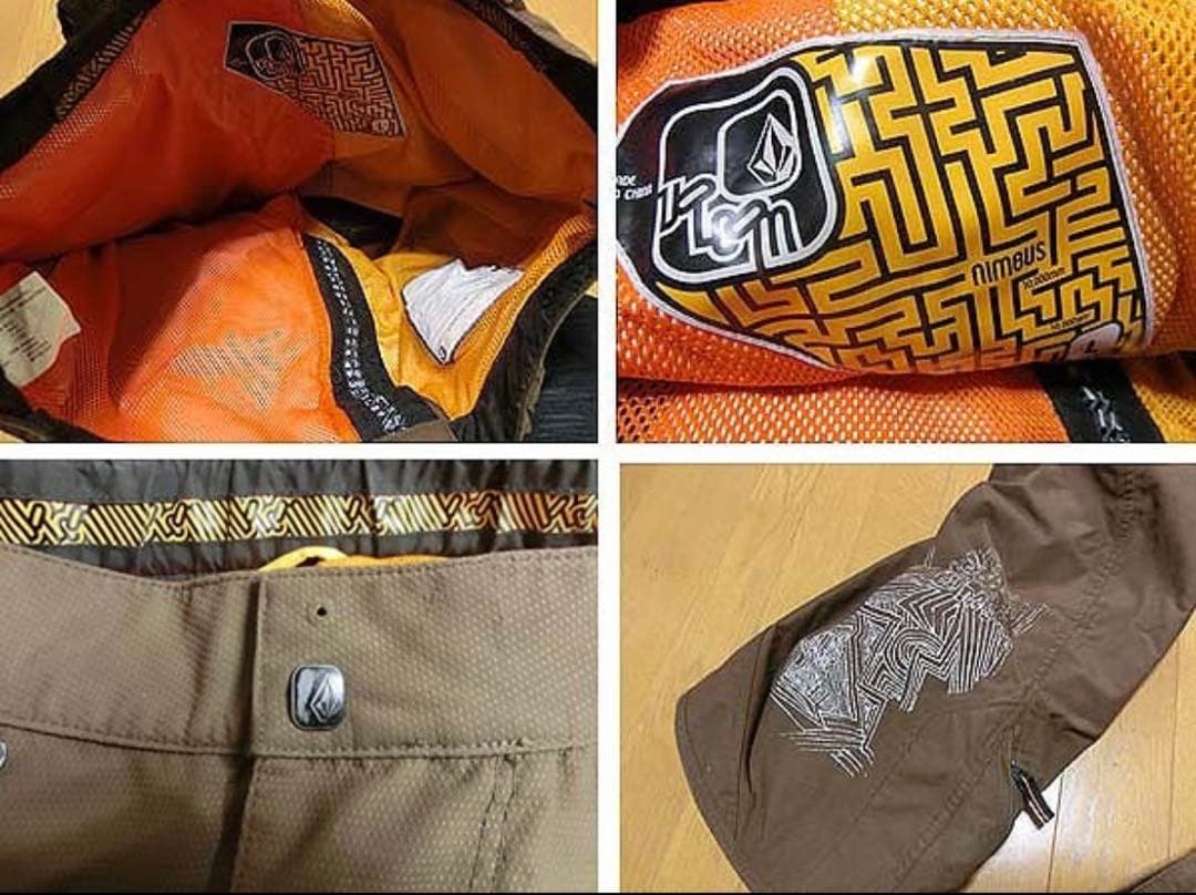 VOLCOMウェア上下 クリーニング撥水加工済み！