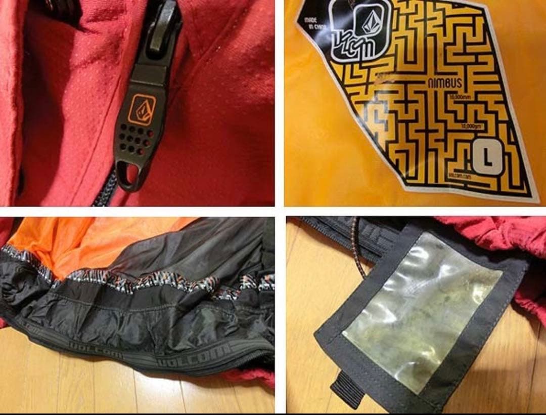 VOLCOMウェア上下 クリーニング撥水加工済み！