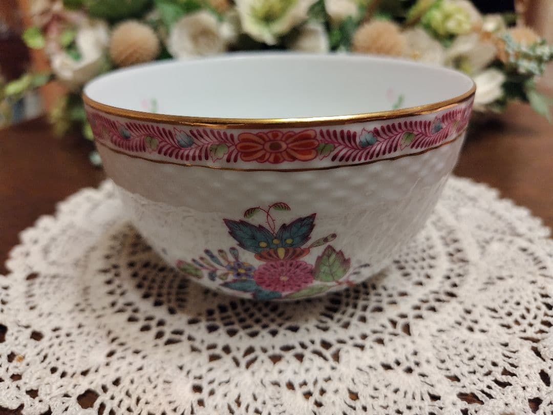 ヘレンド　 アポニーフラワー　スラップボウル