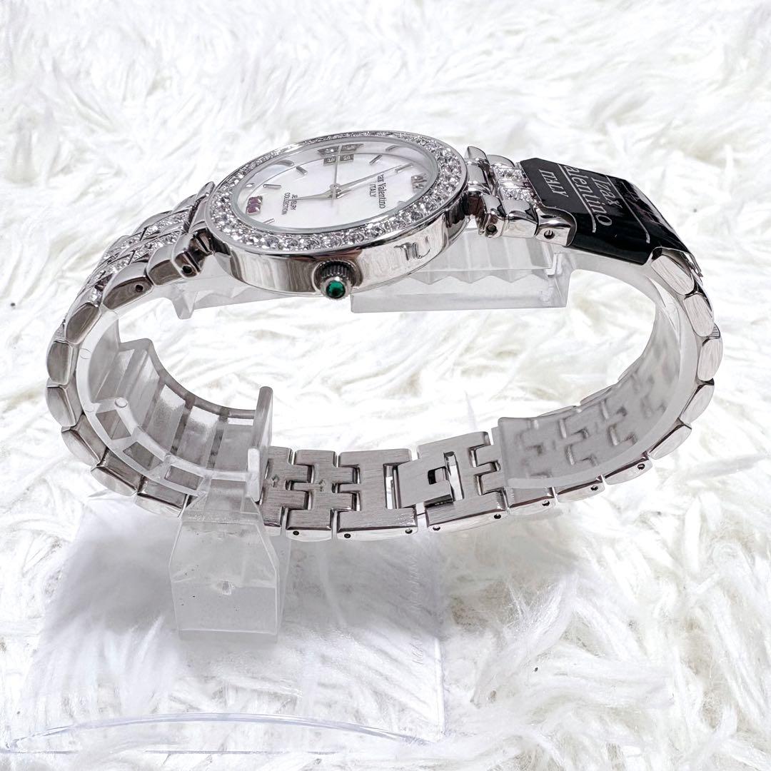 ✨新品✨アイザック バレンチノ シェル ダイヤ サファイヤ プラチナ ジルコニア