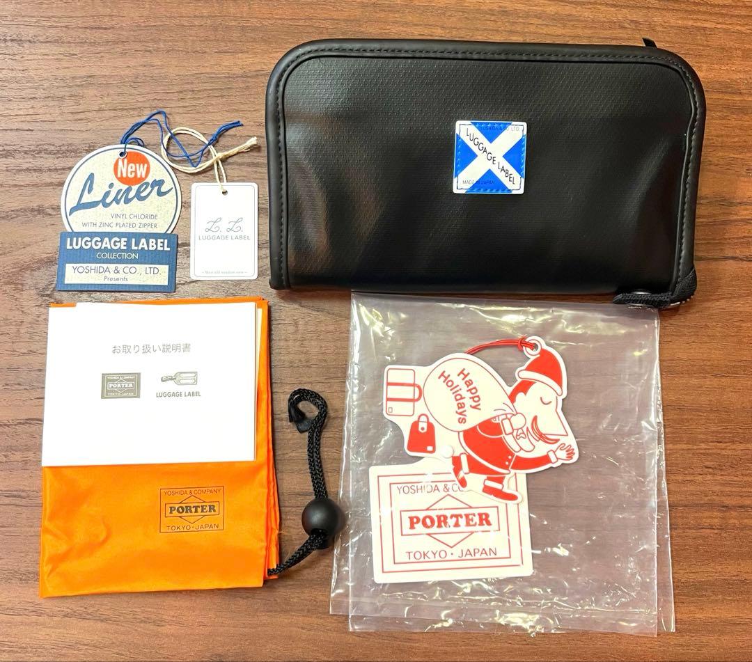 【美品】 PORTER LUGGAGE LABEL 財布　吉田カバン　ウォレット