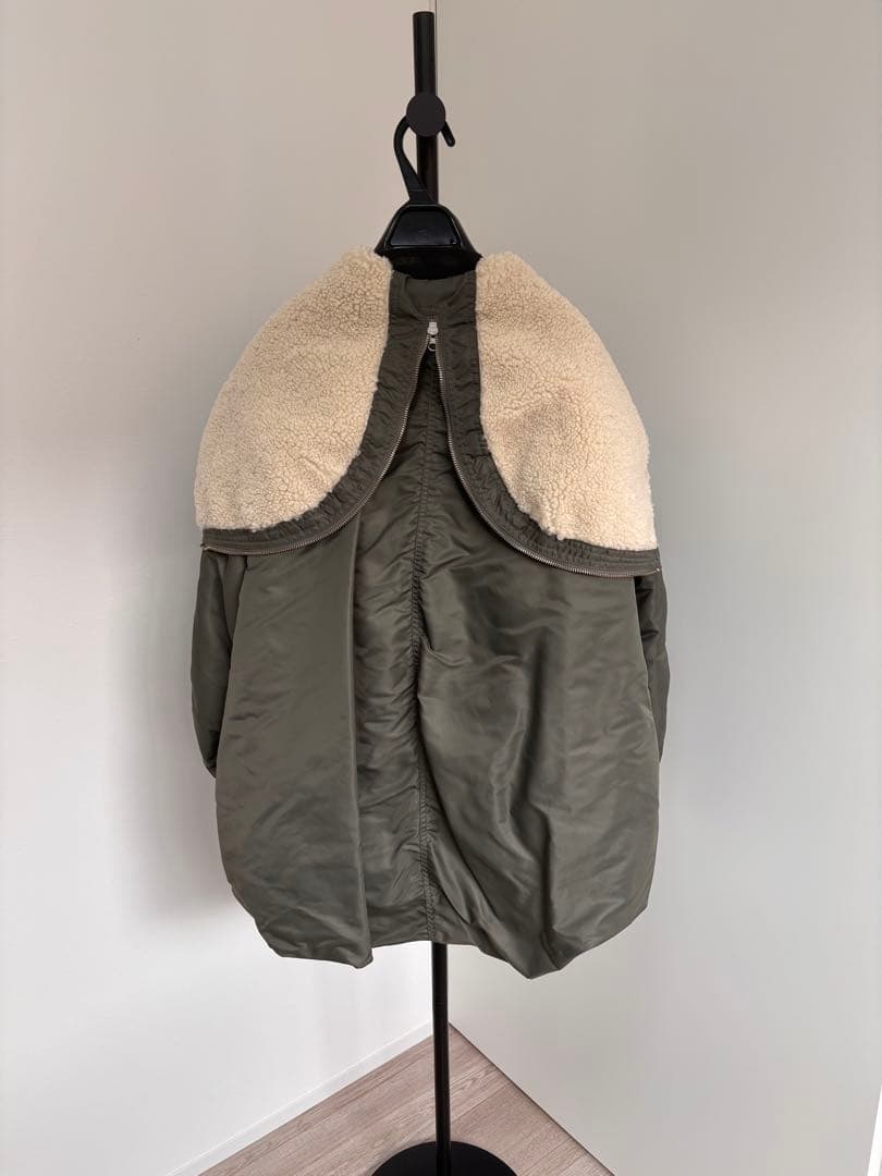 ジャケット・アウター CLANE BALLOON DESIGN HOODED N3B